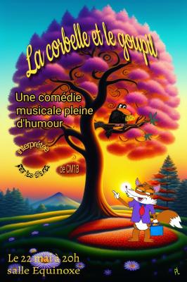 Affiche comedie musicale cm1b