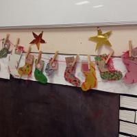 Décorations sur la cheminée