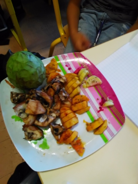 Goûter suite au travail sur l'alimentation