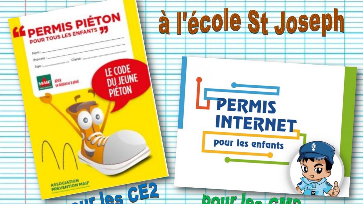 Permis pieton et internet