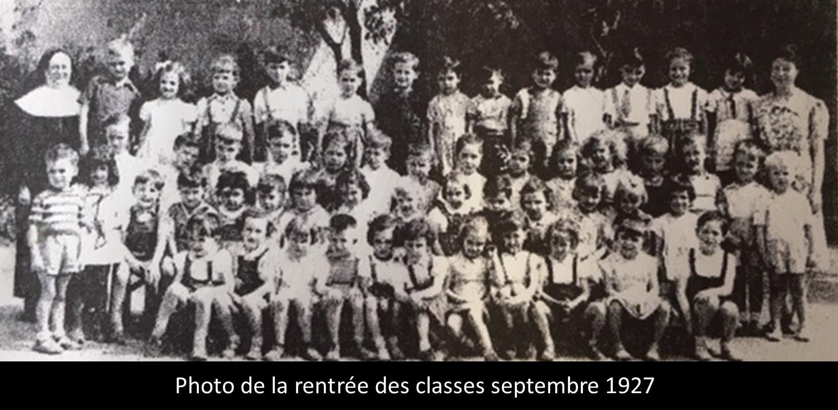 Photo rentree des classes 1927