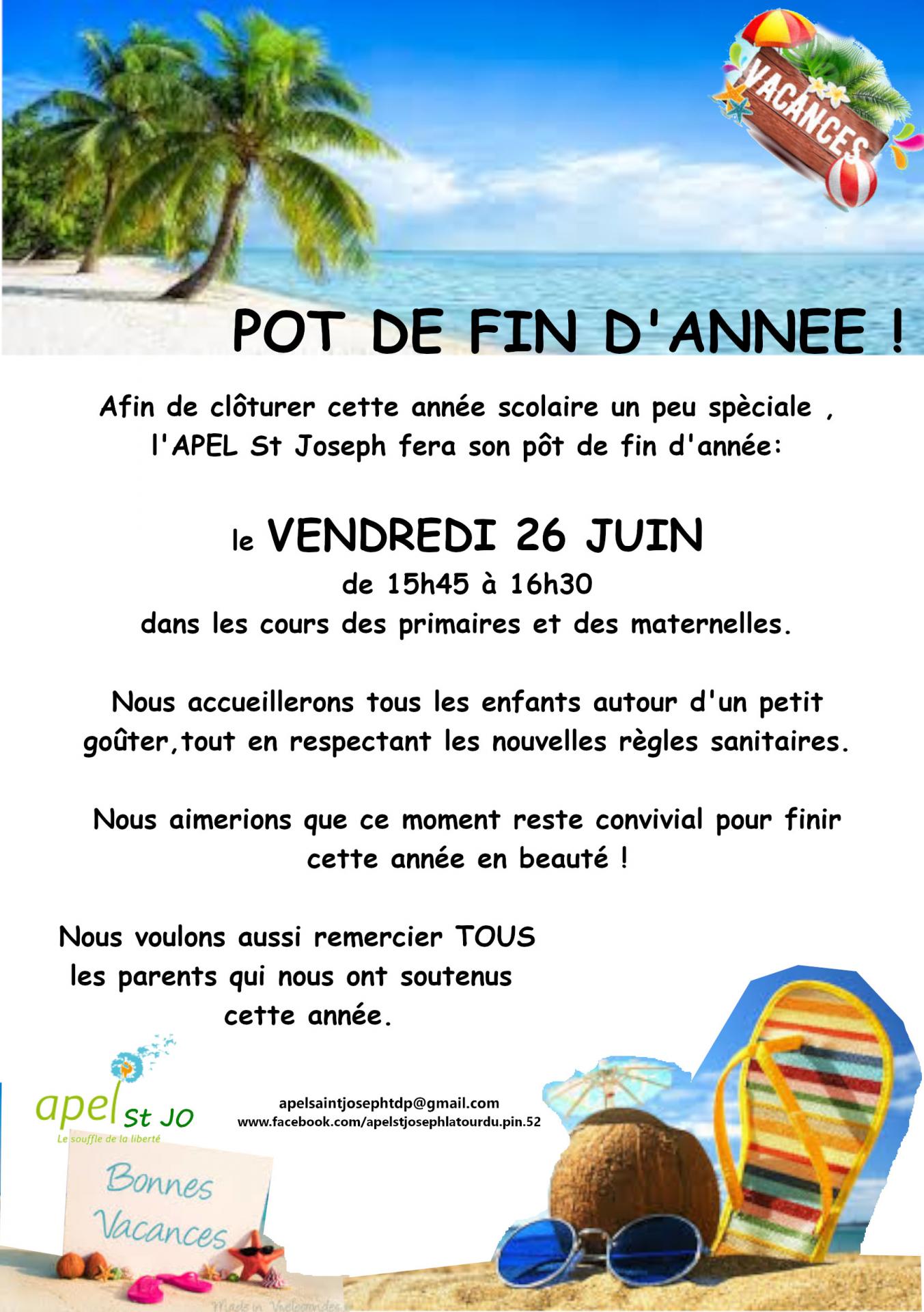 Pot de fin d annee