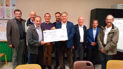 Remise cheque fondation saint matthieu